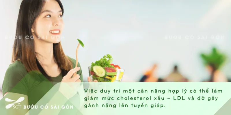 Điều chỉnh lối sống để cải thiện bệnh lý tuyến giáp và mức cholesterol